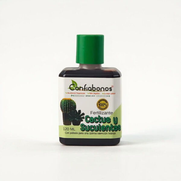 Fertilizante Cactus y Suculentas – 120 ml