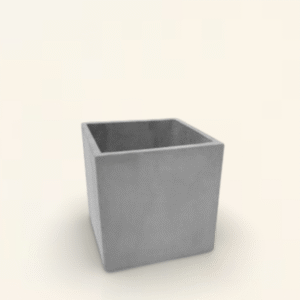 Matera de Cemento en Forma de Cubo – Disponible en 40, 50 y 60 cm