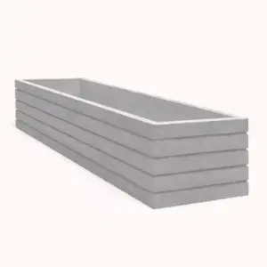 Jardinera Acanalada – Concreto Arquitectónico Lineal